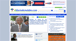 Desktop Screenshot of eldiariodemalabo.com